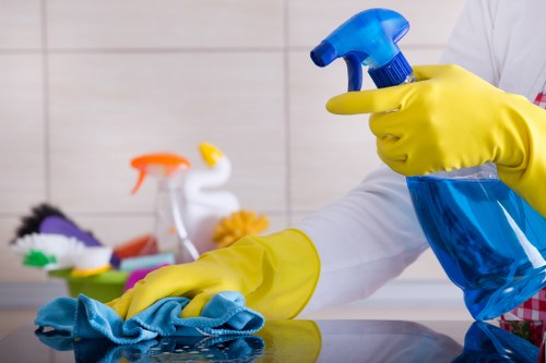 Professional office cleaning routine for Maidavale commercial properties