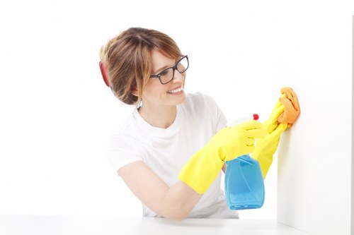 Local cleaners servicing a Maidavale retail and customer area