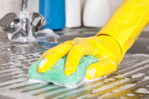 Booking confirmation and payment details for a cleaning service