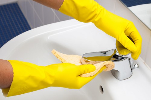 Detailed kitchen and bathroom move in cleaning in Maidavale